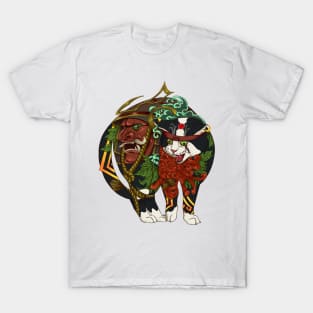 Japanese samurai cat T-Shirt